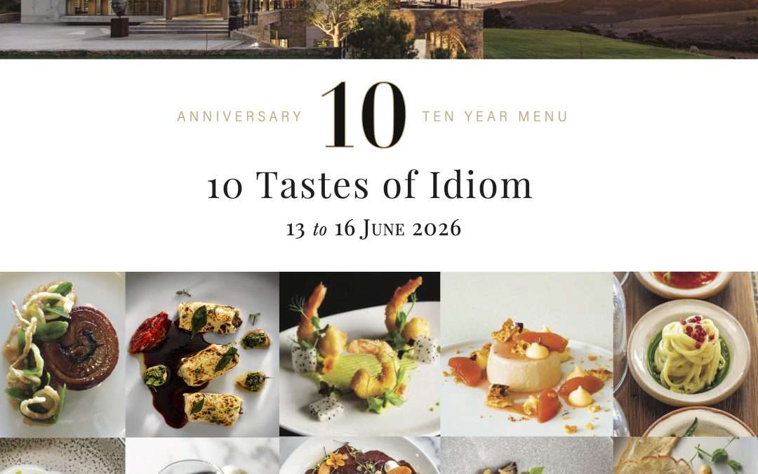 IDIOM MARKS 10 YEARS OF HOSPITALITY EXCELLENCE IN JUNE – AS WELL AS 21 YEARS SINCE ITS FIRST VINTAGE